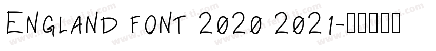 England font 2020 2021字体转换